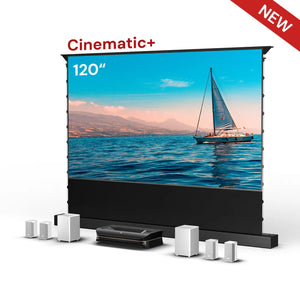 LTV-3000 Pro & 100"-120" Acoustic ALR Floor Rising Screen & ThunderBeat Bundle