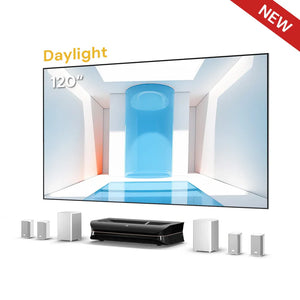LTV-3000 Pro & 100"-120" Daylight ALR Screen & ThunderBeat Bundle