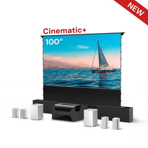 LTV-3500 Pro & 100"-120" Acoustic ALR Floor Rising Screen & AWOL Station & ThunderBeat Bundle